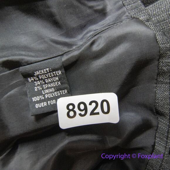 AB studio women's blazer one button front back‎ slit, size 14 - Picture 12 of 13